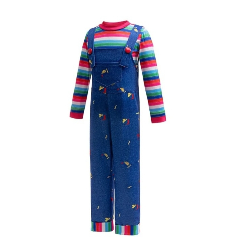 NEW Chucky Costume - Blue - Picture 5 of 11